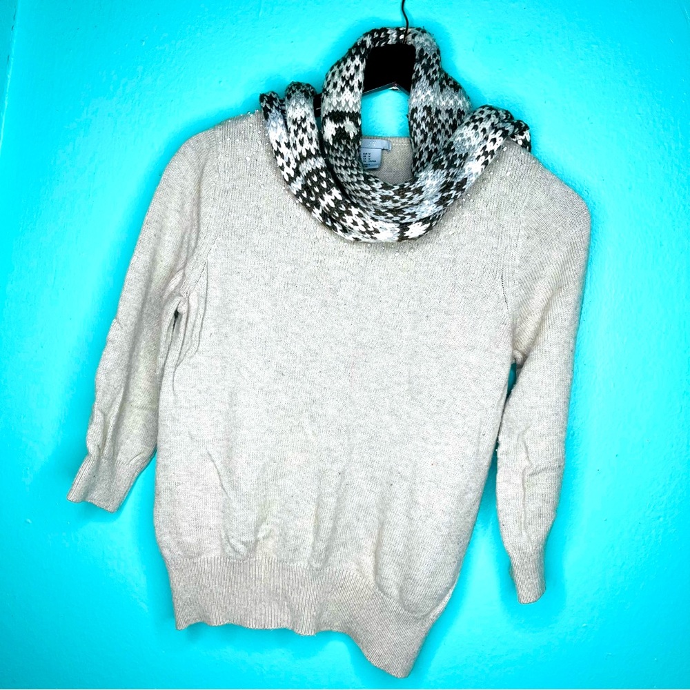 Scarf & sweater bundle deal